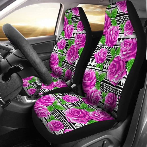 Floral Car Seat Covers Modern Boho Aztec 174510 - YourCarButBetter