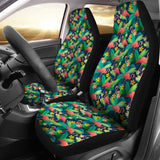 Floral Flamingo Theme Car Seat Covers 210704 - YourCarButBetter