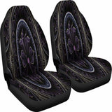 Floral Fractal Car Seat Covers 153908 - YourCarButBetter