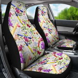Floral Math Car Seat Covers 153908 - YourCarButBetter
