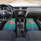 Floral Pink Flamingos Flowers Car Floor Mats 210502 - YourCarButBetter