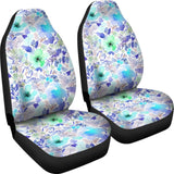 Floral Watercolor Purple Feminine Car Seat Cover 174510 - YourCarButBetter