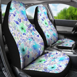 Floral Watercolor Purple Feminine Car Seat Cover 174510 - YourCarButBetter