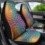 Flower Of Life Mandala Car Seat Covers 093223 - YourCarButBetter