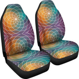 Flower Of Life Mandala Car Seat Covers 093223 - YourCarButBetter