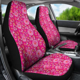 Flowers And Pink Ribbons Breast Cancer Car Seat Covers 550317 - YourCarButBetter