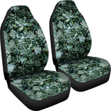 Flowers Succulent Car Seat Covers 212601 - YourCarButBetter