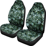 Flowers Succulent Car Seat Covers 212601 - YourCarButBetter