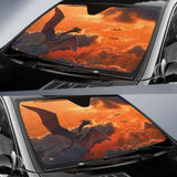 Flying Dragon Sunset Clouds Auto Sun Shades 172609 - YourCarButBetter