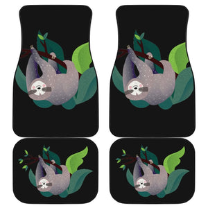 Follow Your Dream Sloth Car Floor Mats 211001 - YourCarButBetter