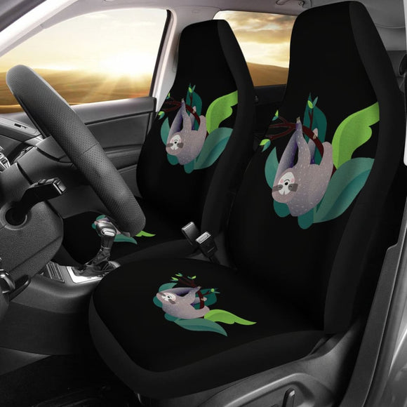 Follow Your Dream Sloth Car Seat Covers 211001 - YourCarButBetter