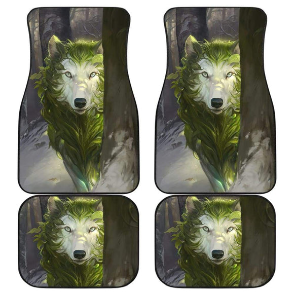 Forest the Wolf Car Floor Mats 212602 - YourCarButBetter