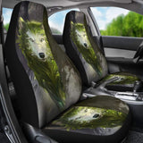 Forest the Wolf Car Seat Covers 212602 - YourCarButBetter