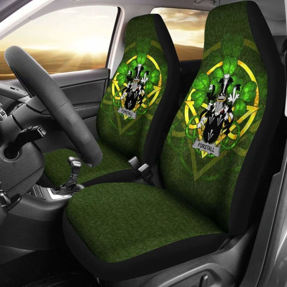 Forstall Ireland Car Seat Cover Celtic Shamrock (Set Of Two) 154230 - YourCarButBetter