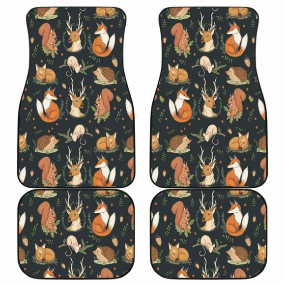 Fox Deer Car Floor Mats 200217 - YourCarButBetter