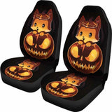 Fox Halloween Car Seat Covers 200217 - YourCarButBetter