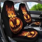 Fox Halloween Car Seat Covers 200217 - YourCarButBetter