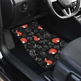 Fox Sleeping Fox Pattern Front And Back Car Mats 200217 - YourCarButBetter