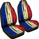 France Grunge Flag Car Seat Cover 1 232125 - YourCarButBetter