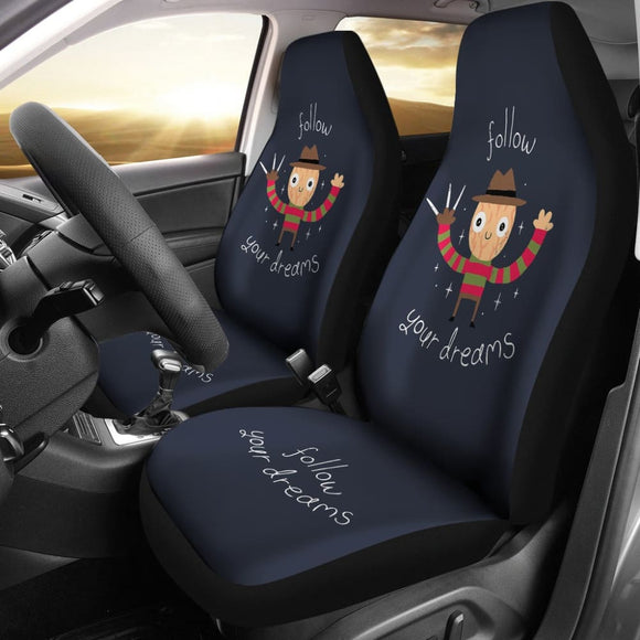 Freddy Krueger Always Follow Your Dreams Car Seat Covers 212903 - YourCarButBetter