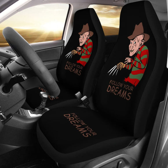 Freddy Krueger Follow Your Dreams Car Seat Covers 212903 - YourCarButBetter