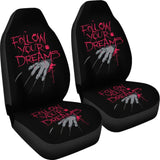 Freddy Krueger Follow Your Dreams Nightmare On Elm Street Car Seat Covers 212903 - YourCarButBetter