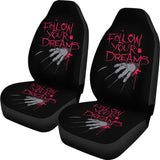 Freddy Krueger Follow Your Dreams Nightmare On Elm Street Car Seat Covers 212903 - YourCarButBetter