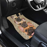 French Bulldog Car Floor Mats For Frenchie Dog Lover 203410 - YourCarButBetter