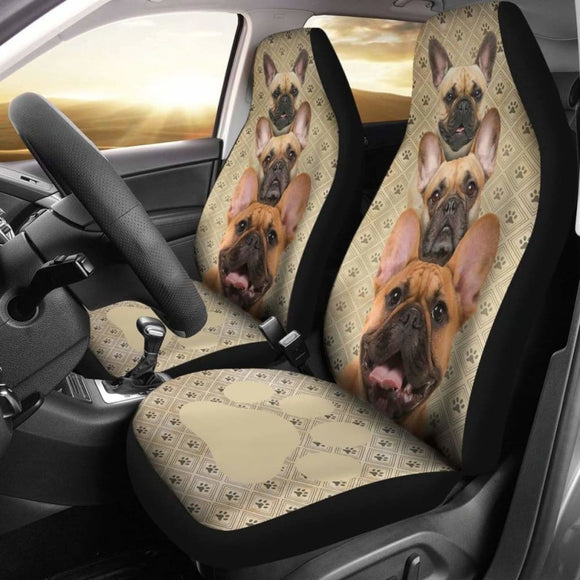 French Bulldog Car Seat Covers Funny 194110 - YourCarButBetter