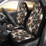 French Bulldog Full Face Car Seat Covers 194110 - YourCarButBetter