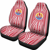 French Polynesia Car Seat Cover - French Polynesia Coat Of Arms - 105905 - YourCarButBetter