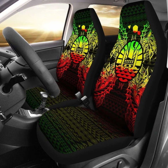 French Polynesia Polynesia Car Seat Cover Map Reggae 105905 - YourCarButBetter