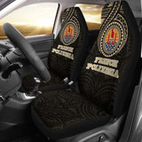 French Polynesia Car Seat Covers - French Polynesia Coat Of Arms - Amazing 1 105905 - YourCarButBetter