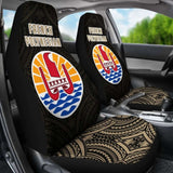 French Polynesian Car Seat Covers - French Polynesian Coat Of Arms Tattoo - 5 1 174914 - YourCarButBetter