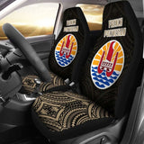 French Polynesian Car Seat Covers - French Polynesian Coat Of Arms Tattoo - 5 1 174914 - YourCarButBetter