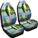 Freshwater Fishing Bait Car Seat Covers 182417 - YourCarButBetter