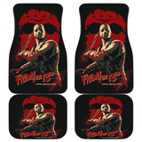 Friday The 13Th Jason Voorhees Art Car Floor Mats Movie Fan Gift 210101 - YourCarButBetter