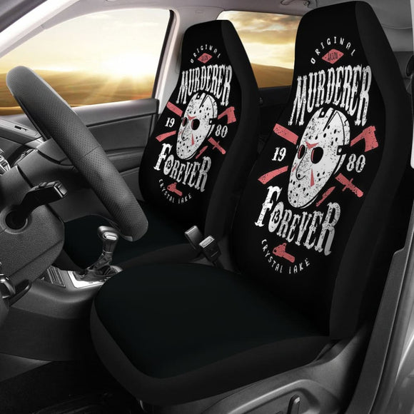 Friday The 13Th Jason Voorhees Art Car Seat Covers Movie Fan Gift 210101 - YourCarButBetter