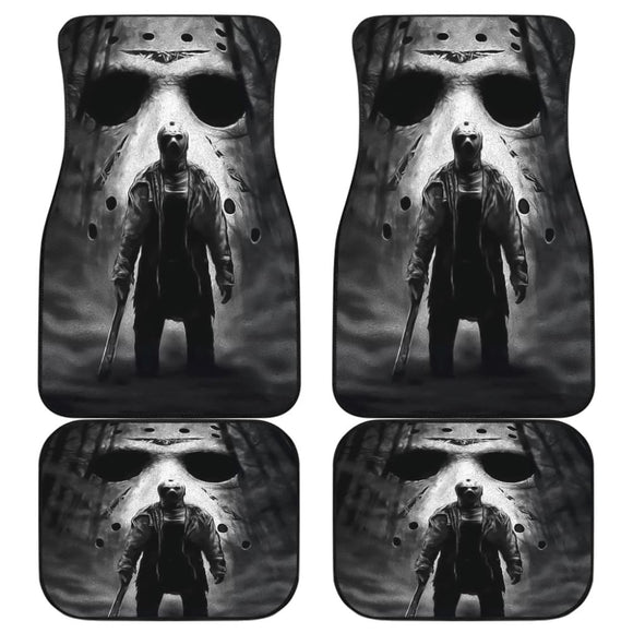 Friday The 13Th Jason Voorhees Car Floor Mats Movie Fan Gift 210101 - YourCarButBetter