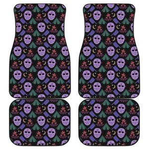 Friday The 13Th Jason Voorhees Pattern Car Floor Mats Movie 210101 - YourCarButBetter