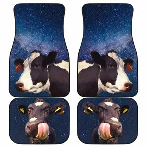 Front And Back Car Mats- Two Cows (Set Of 4) 144730 - YourCarButBetter