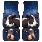 Front And Back Car Mats- Two Cows (Set Of 4) 144730 - YourCarButBetter