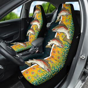 Amazing Gift Idea Trout Fish Pattern Car Seat Covers 211201