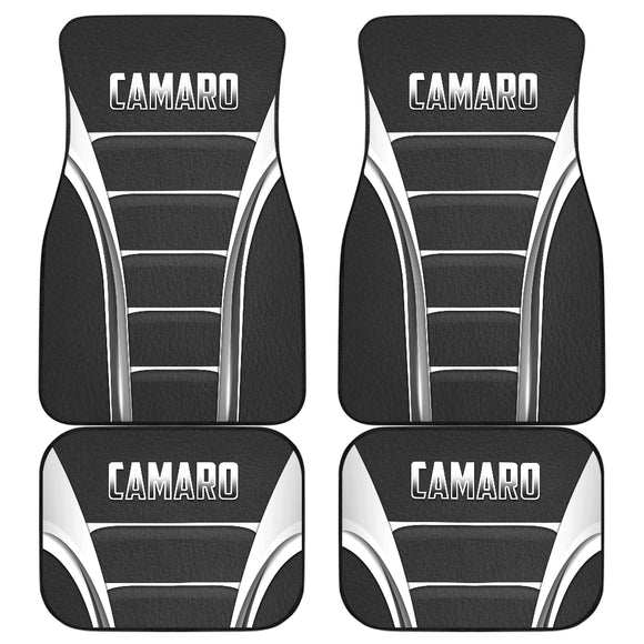 Camaro Flat Black Car Floor Mats 211401