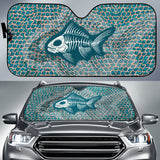 Fish Bone Art Fishing Car Auto Sun Shades 211401