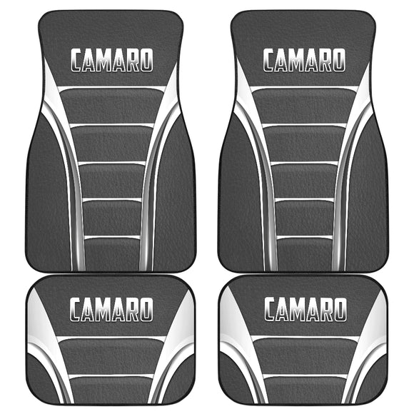 Camaro Silver Car Floor Mats 211401