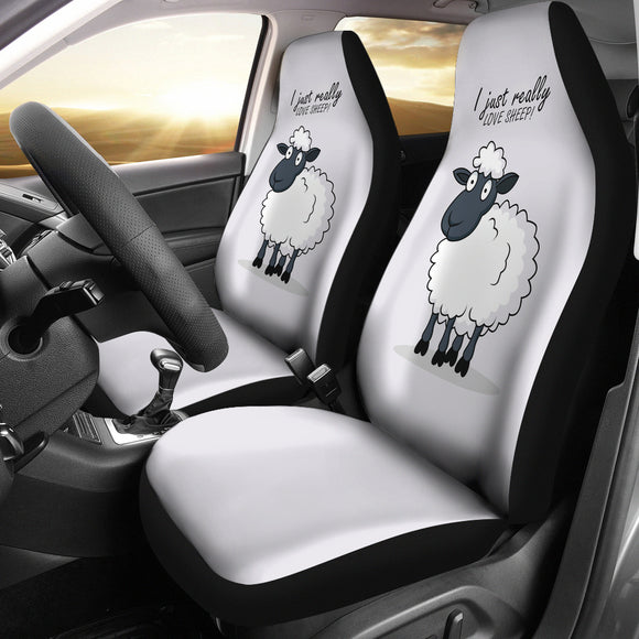 I Just Really Love Sheep Car Seat Covers 211606
