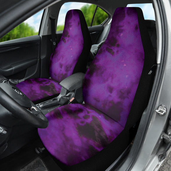 Purple Tie Dye Grunge Car Seat Covers Car Accessories Style 2 211401