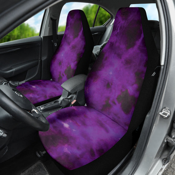 Purple Tie Dye Grunge Car Seat Covers Car Accessories Style 1 211401