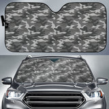 Grey Camouflage Car Auto Sun Shades 211401